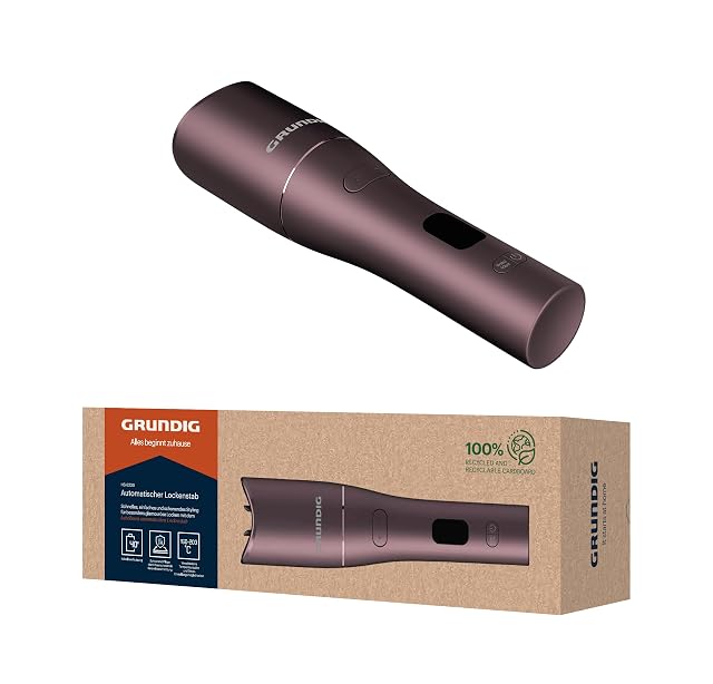 Boucleur automatique sans fil Grundig EasyCurl HS 6230 violet avec écran LCD